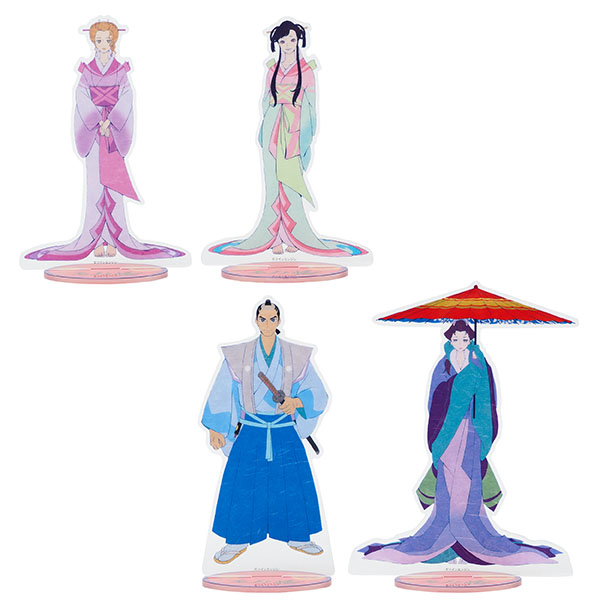 劇場版モノノ怪第一弾唐傘アクリルスタンドセット6個 劇場版モノノ怪 唐傘』より、刺繍がポイントのアパレルアイテム